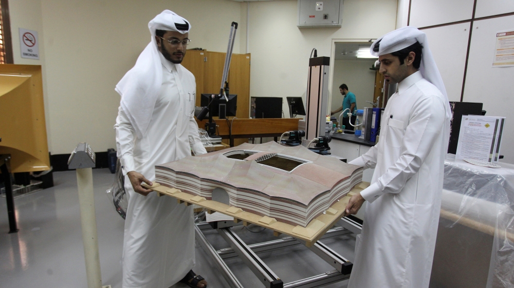 Qatar 2022 3D stadium model Reuters