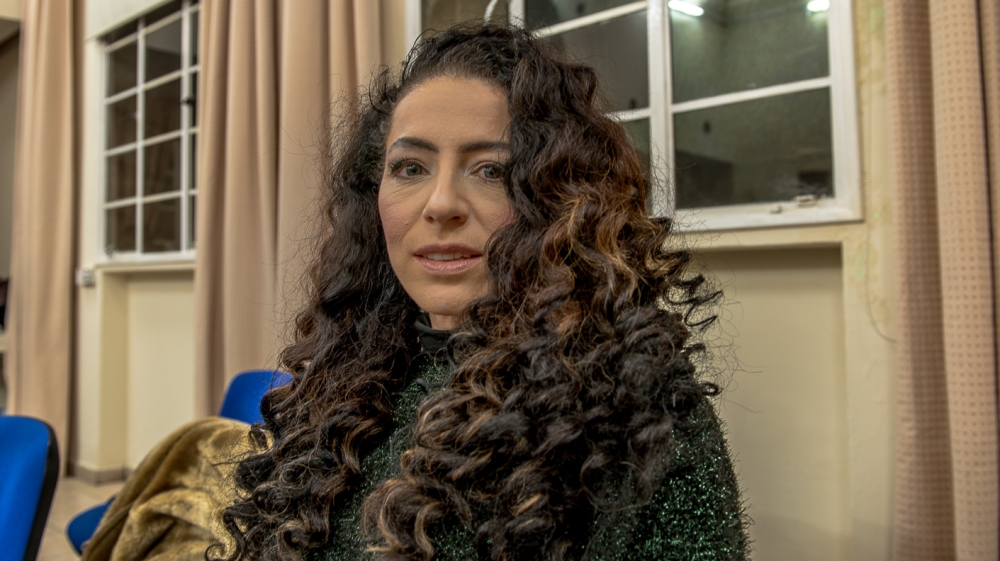 Zumrut Oral: 'We want to spread our message to all the people in the country and the world,' [Dimitris Sideridis/Al Jazeera]