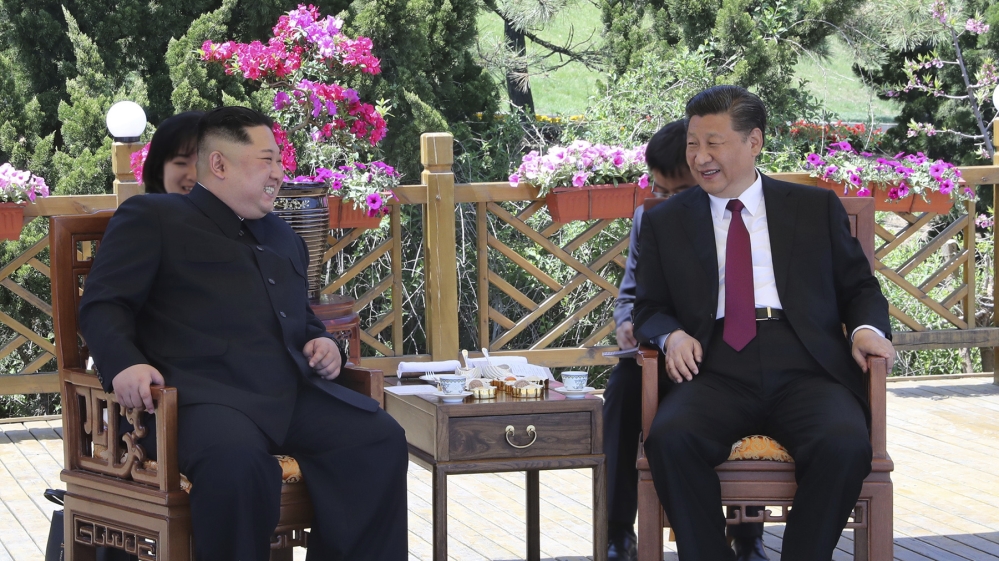 Kim Jong-un Xi Jinping meeting