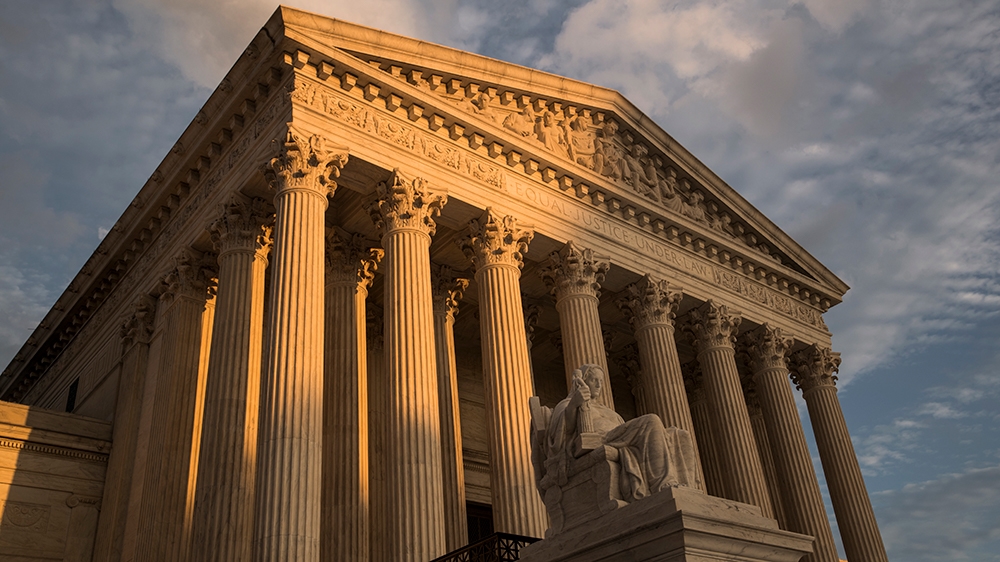 The US Supreme Court is made up of nine justices [File: J Scott Applewhite/AP Photo] 