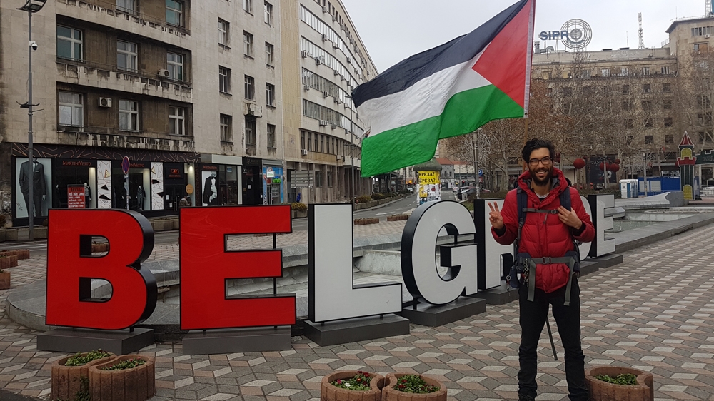 Benjamin Ladraa crossed a total of 13 countries by foot on the same routes used by refugees and migrants [Benjamin Ladraa/Al Jazeera]