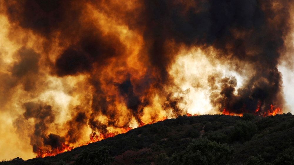 Mendocino wildfire