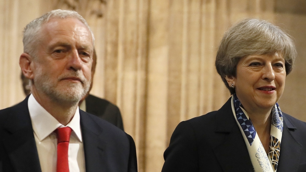 theresa May corbyn AP
