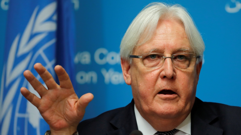UN envoy to Yemen Martin Griffiths