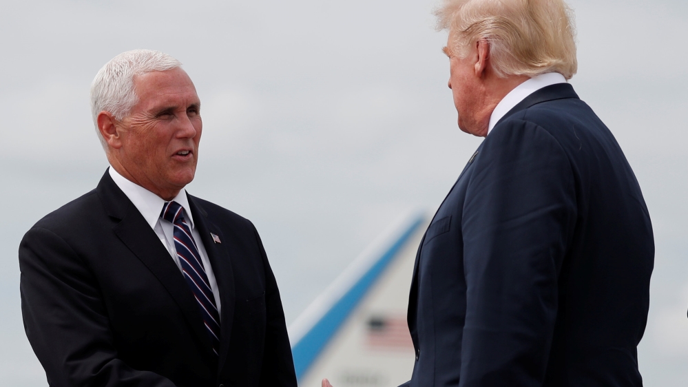 Pence and Trump