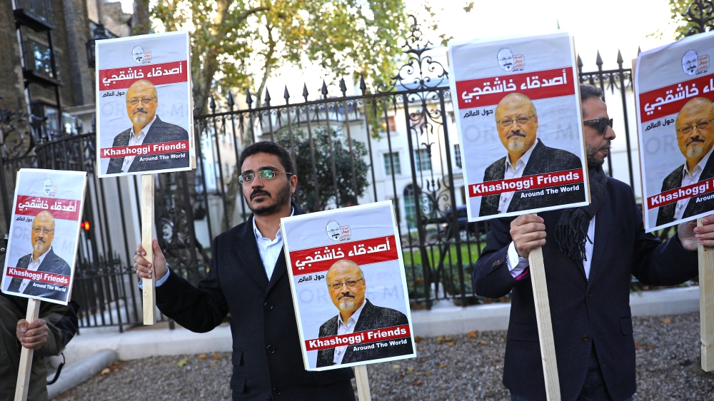 Khashoggi Protest London - Reuters