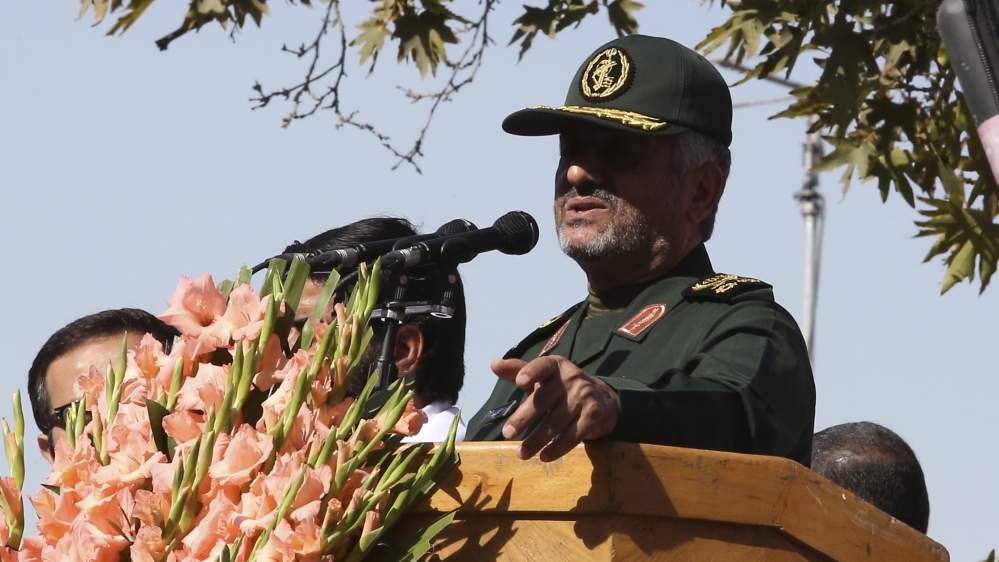 Jafari said Trump's attempts to defeat Iran were doomed to fail [Vahid Salemi/AP]