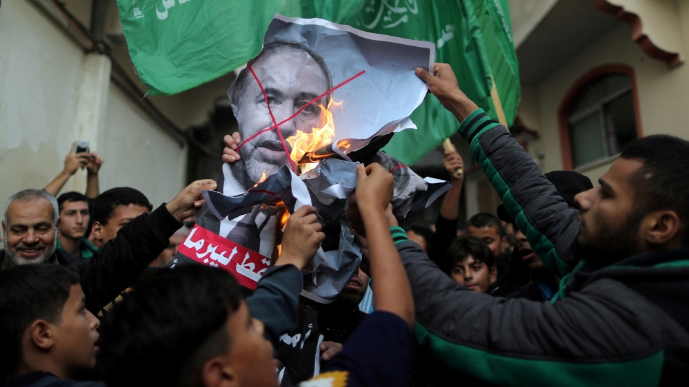 Palestine - Lieberman resignation REUTERS