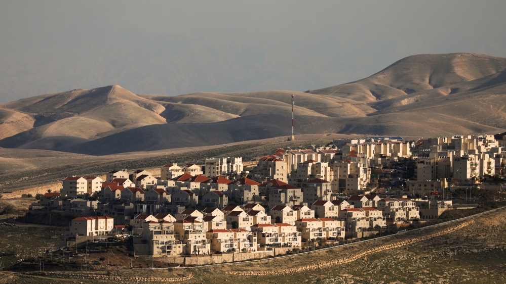 A general view picture shows houses in the Israeli settlement of Maale Adumim, in the occupied West Bank