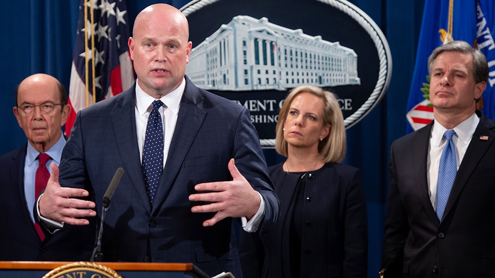 Justice Department Huawei charges