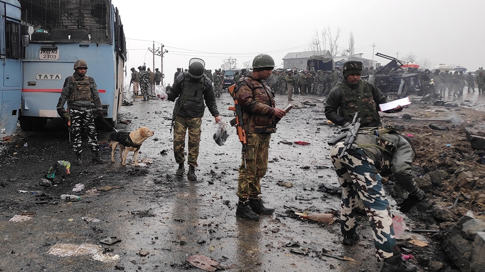 Thursday's car bombing was the deadliest attack on Indian security forces in decades [Younis Khaliq/ Reuters]