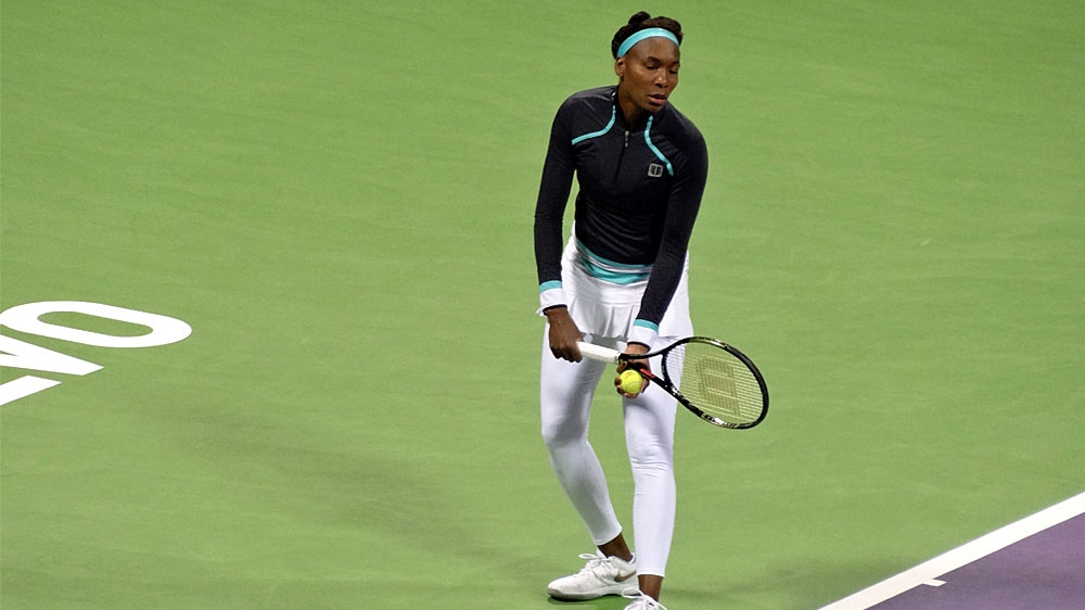 Female players often wear leggings for matches played under cold conditions [Saba Aziz/Al Jazeera] 