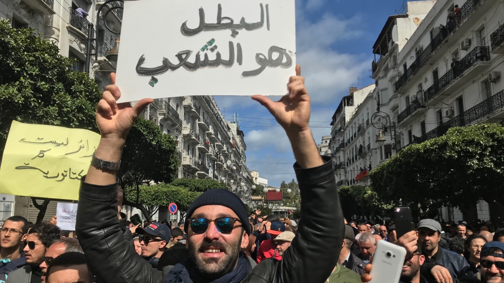 Bouteflika announced his candidacy through a letter published by state media [Hamdi Baala/Al Jazeera]