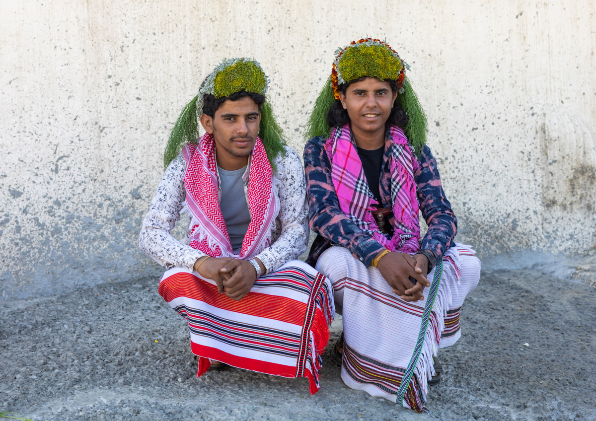 The flower men of Saudi Arabia [Eric Lafforgue/AlJazeera]