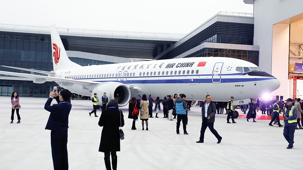 
Domestic airlines have until 6pm local time (10:00 GMT) to ground all 737 MAX 8 aircraft [File: Thomas Peter/Reuters]
