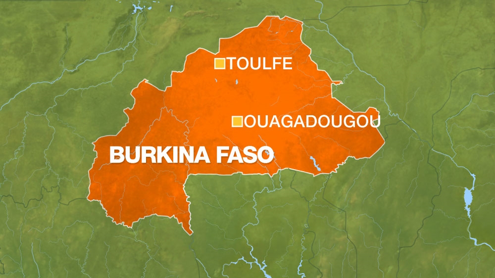 Toulfe map Burkina Faso