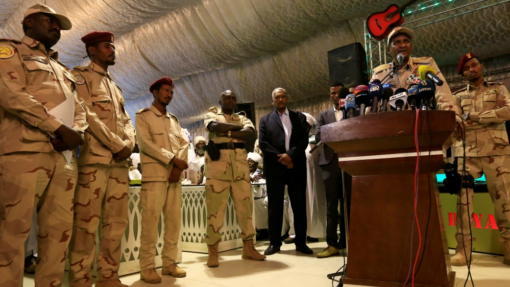 General Mohamed Hamdan Dagalo, head of the Rapid Support Forces (RSF) and deputy head of the Transitional Military Council (TMC)