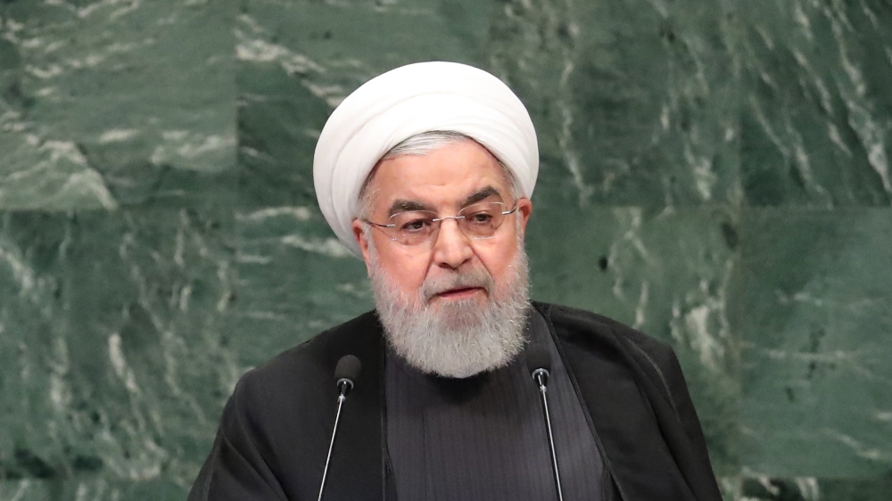 Hassan Rouhani said his people have not bowed to pressures despite facing crippling US sanctions