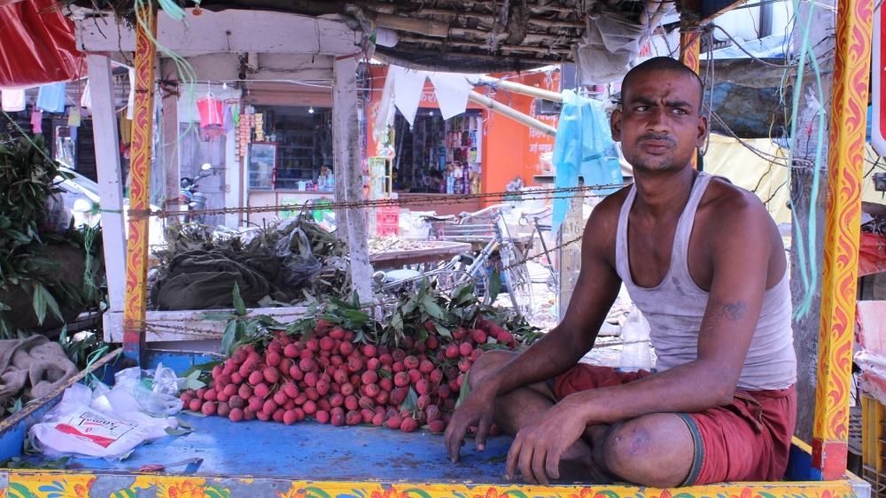 Daniram Kumar, 25, who sells lychees in Muzaffarpur, said he is running at a loss due to the AES outbreak