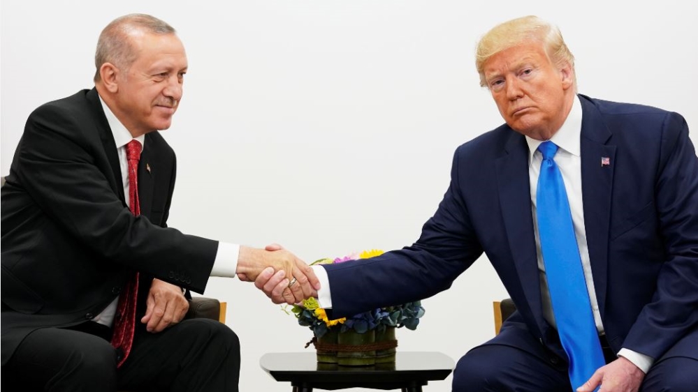 Trump Edrogan at G20 Osaka Japan