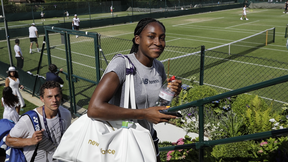 Gauff turned up for her Wimbledon debut with a playing style that looked strikingly familiar
