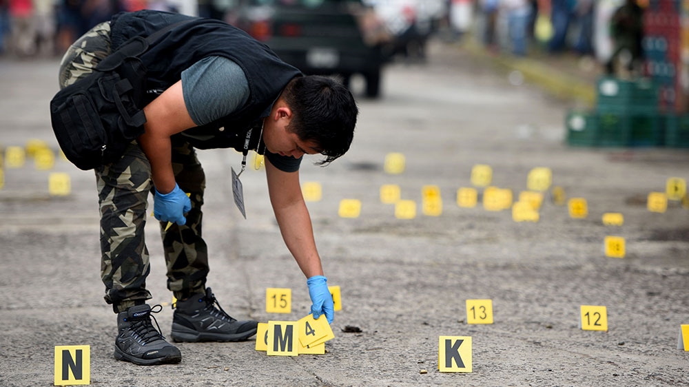 Mexico crime scene