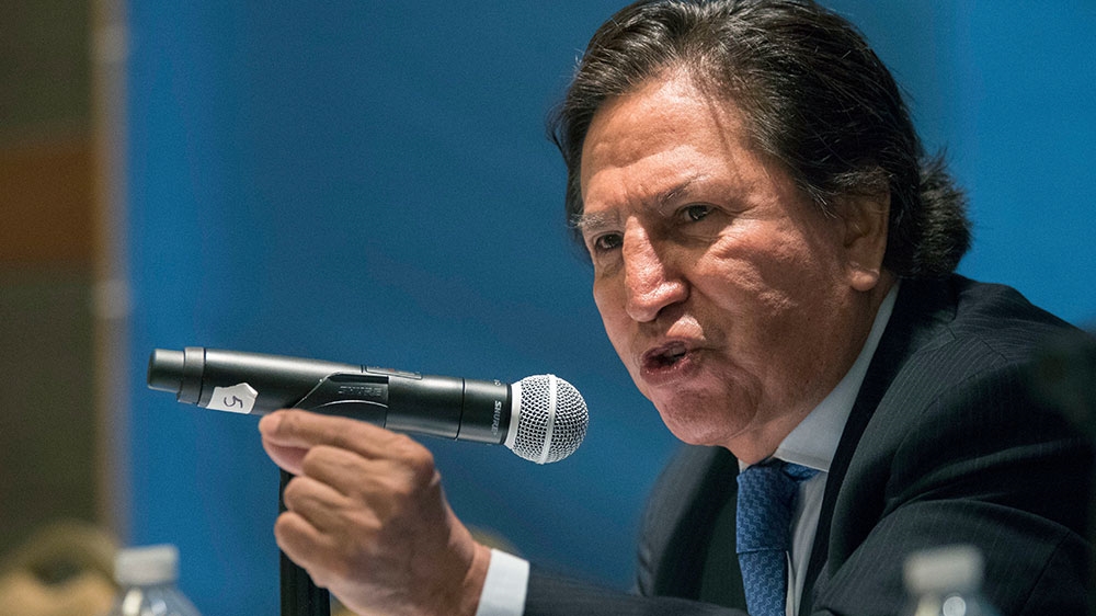 Peru ex-president Alejandro Toledo