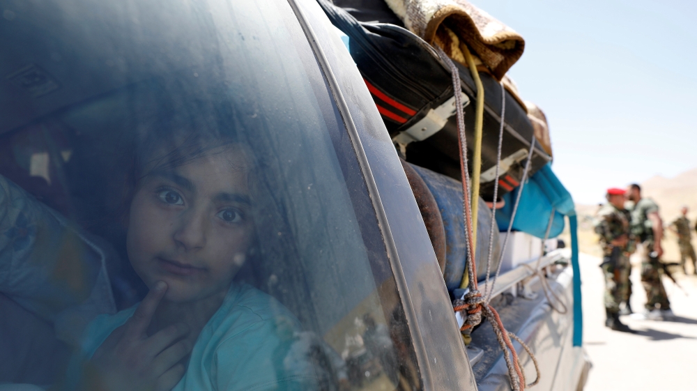refugees leaving lebanon Reuters