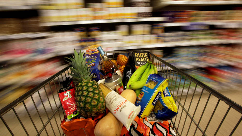 shopping trolley UK - reuters