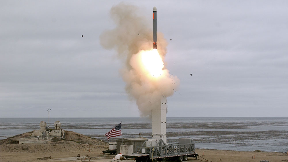 US missile test