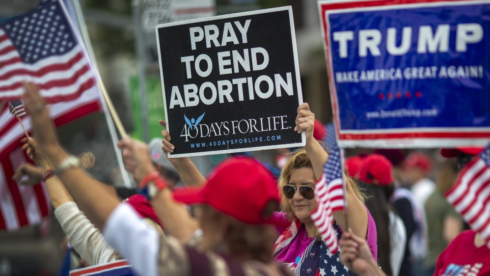 Pro-Trump Rally Held In Los Angeles