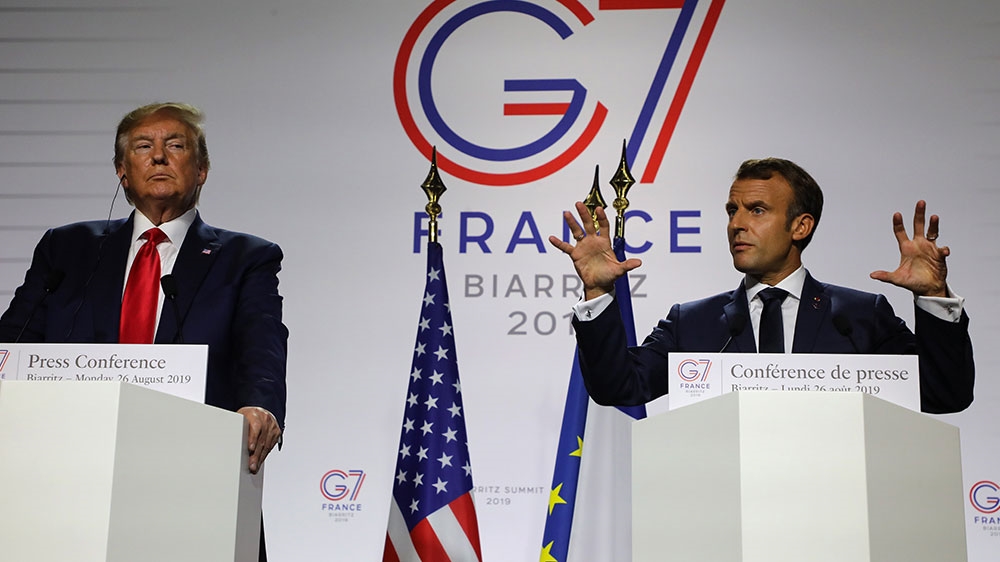 Trump macron