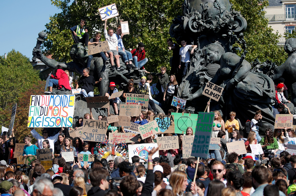 Climate change protests