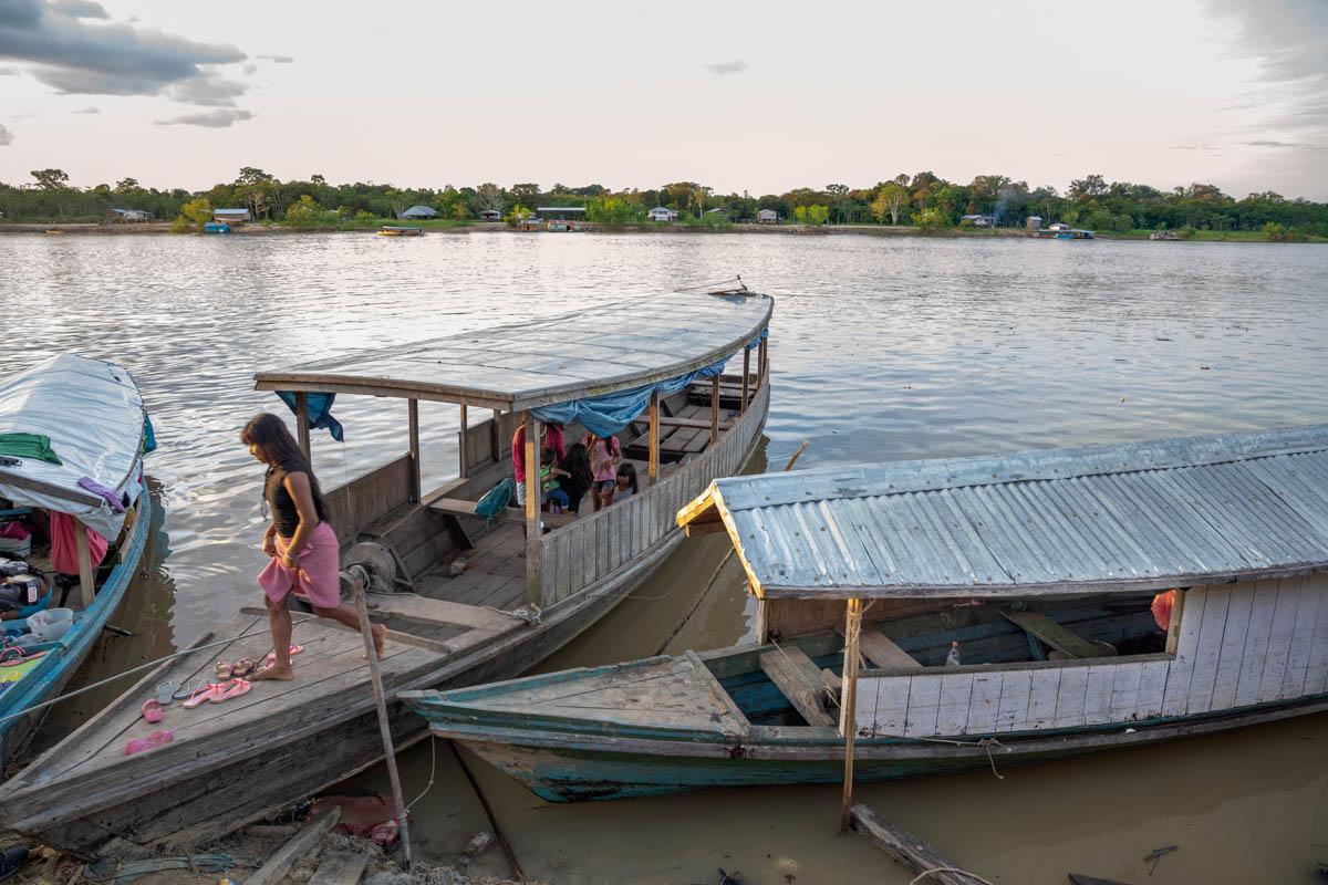 This particular spot is in the area of the triple border between Colombia, Peru, and Brazil. An area with a high percentage of teenagers who are victims of human and drug trafficking due to the out o