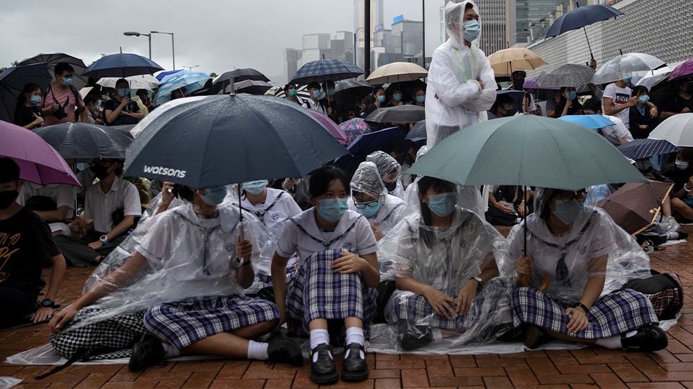Secondary school students boycotted classes at the start of term on September 2 to take part in the protests that started back in June