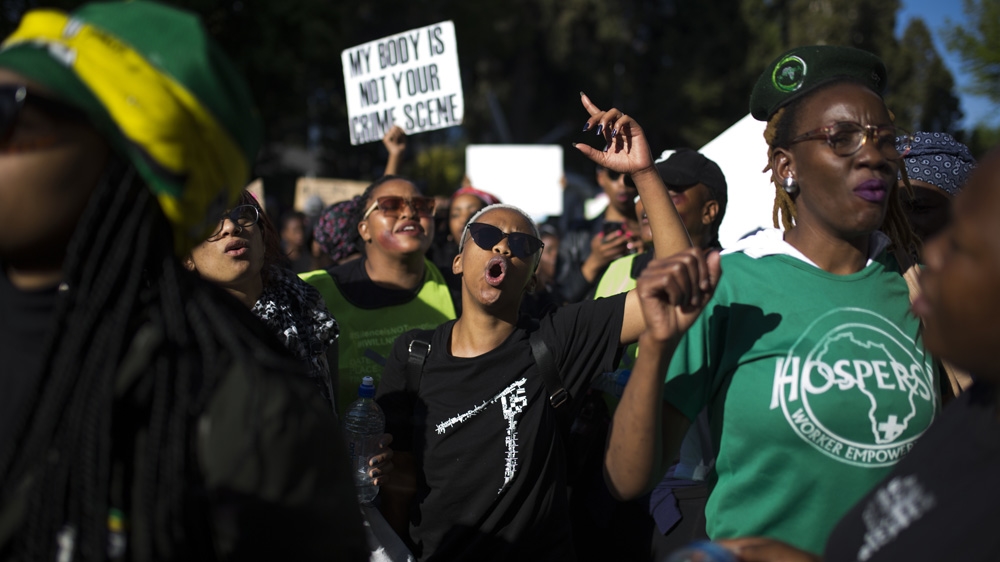 sout africa protest