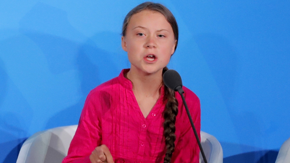 Swedish Climate activist Greta Thunberg