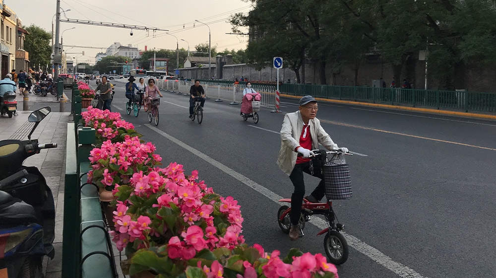 China parade preps