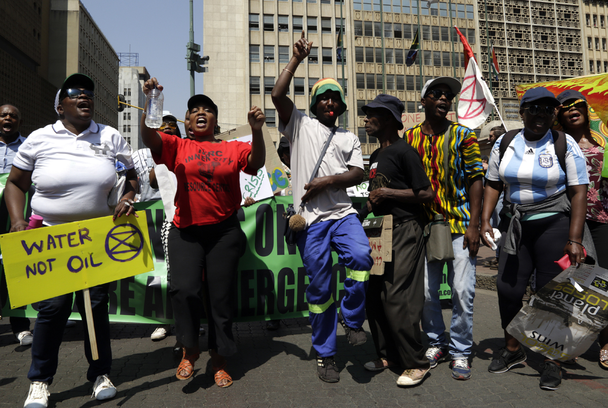 Climate protesters