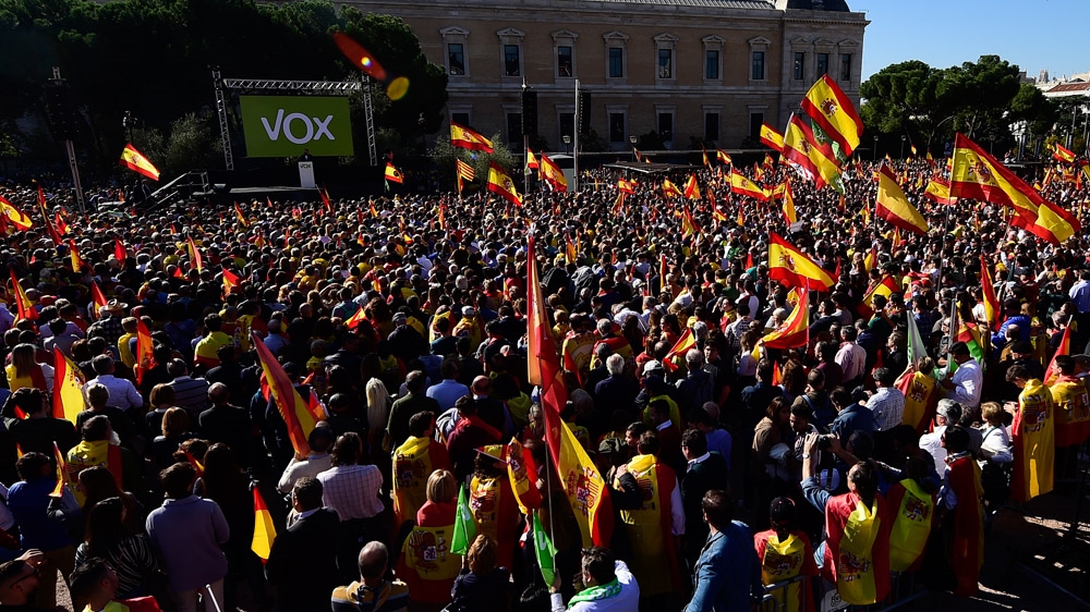 Vox protests 