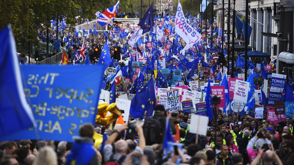 People''s Vote Campaign Rallies For Final Say On Brexit