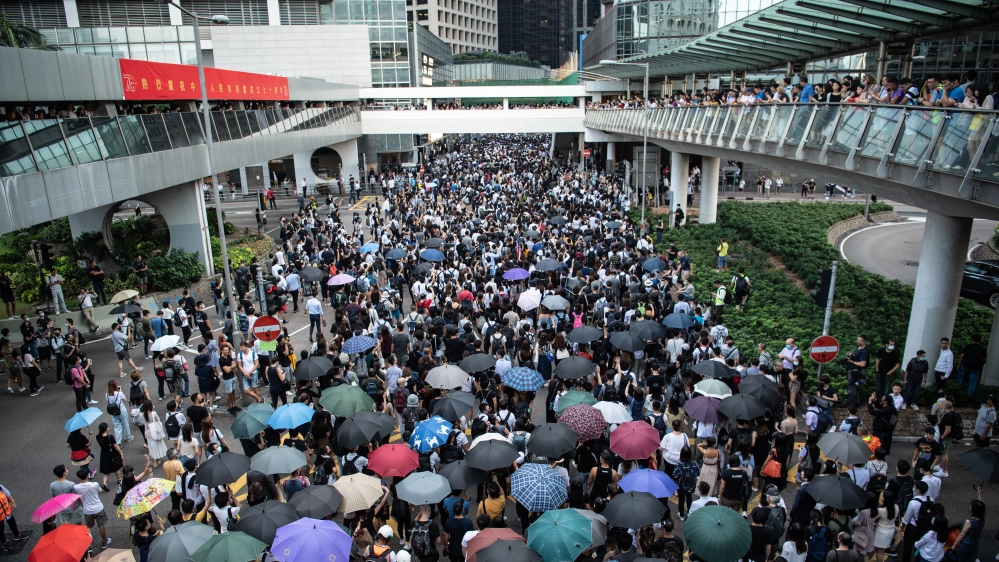 Anti-Government Protests Continue in Hong Kong
