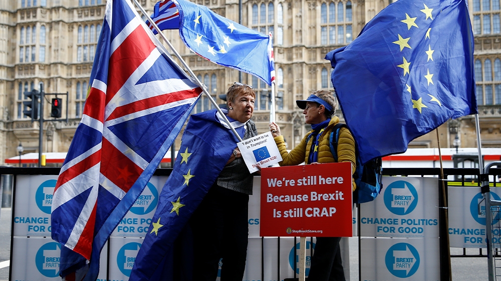 The UK is scheduled to depart the EU on October 31