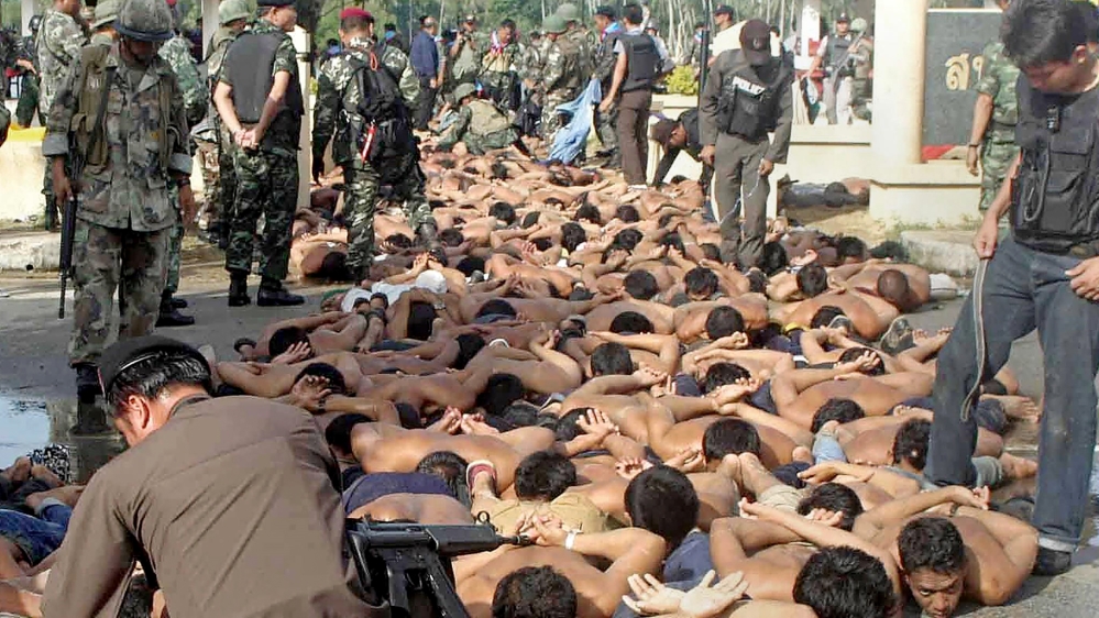 Tak Bai massacre file pictures