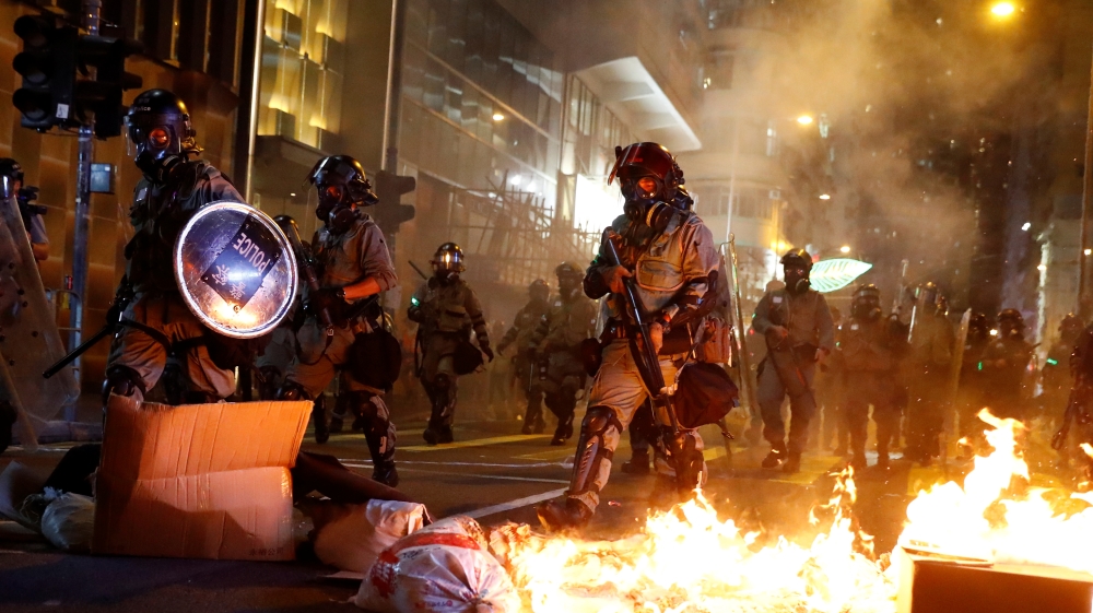 The 22nd weekend of protests in Hong Kong