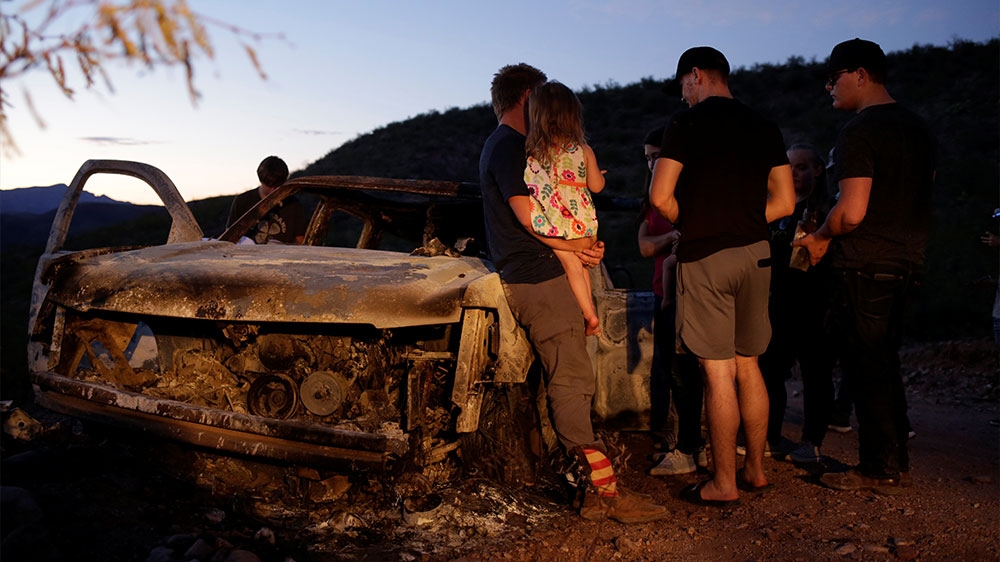 Charred car 1