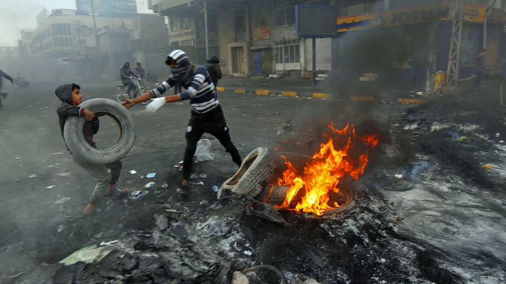 Iraqi demonstrators