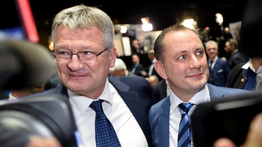 AfD party meeting in Braunschweig