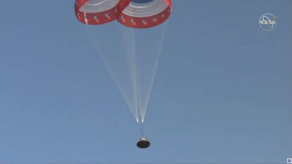 Boeing capsule test