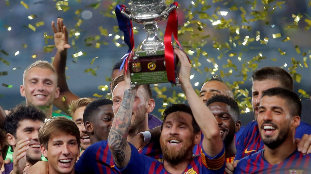 Spanish Super Cup - Barcelona v Sevilla